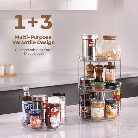 EODELLY stackable design enables flexible 3-tier configurations.