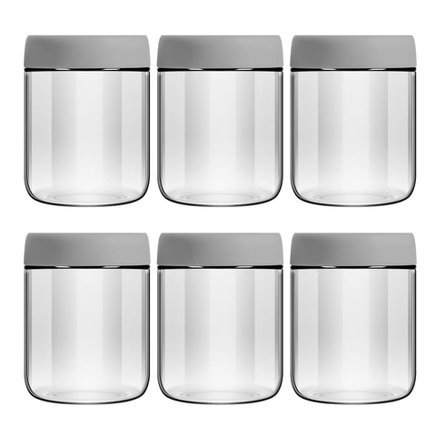 EONJOE 16oz glass jar with lids for airtight storage and freshness.