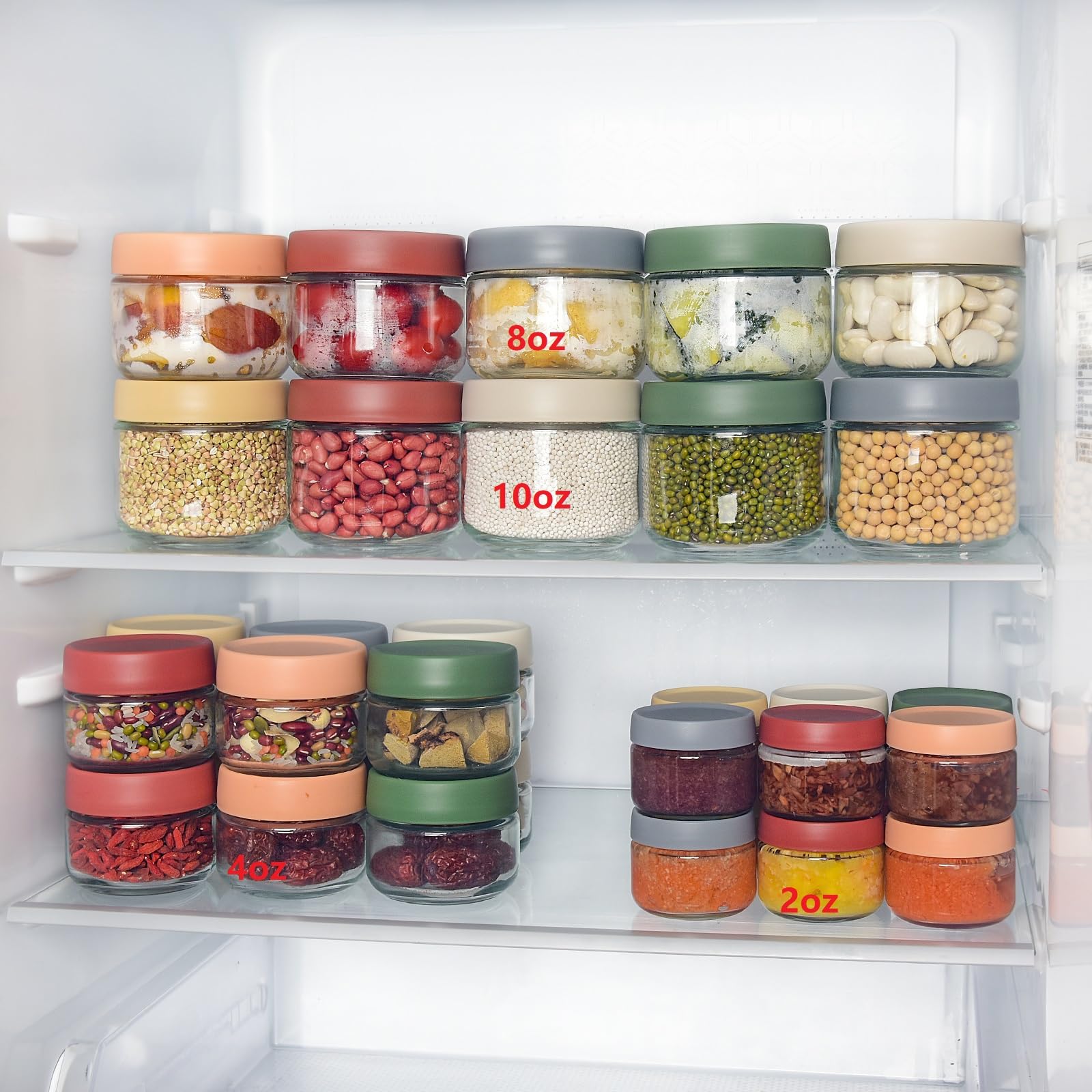 EONJOE lid with silicone seal ensures airtight freshness.