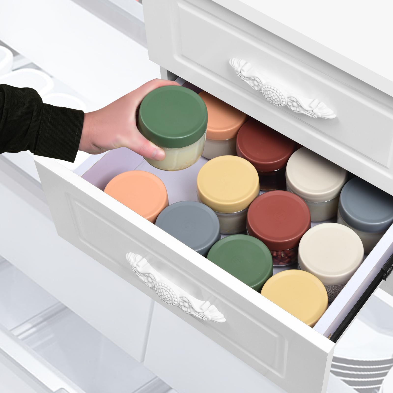 EONJOE jar for cereals and salads, stackable and space-saving.