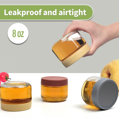 EONJOE yogurt snack jar fits parfaits and portable treats.