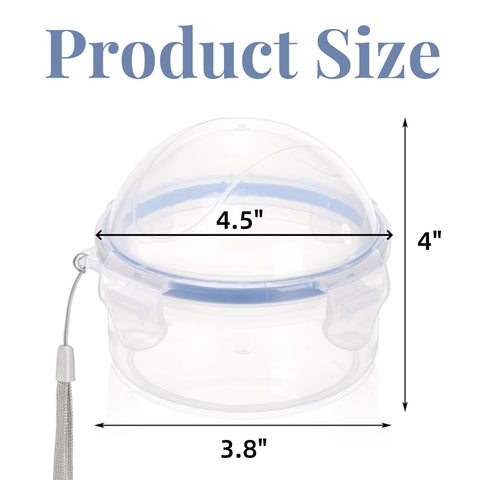Eorbow airtight seal closeup demonstrating leakproof lid and odor control