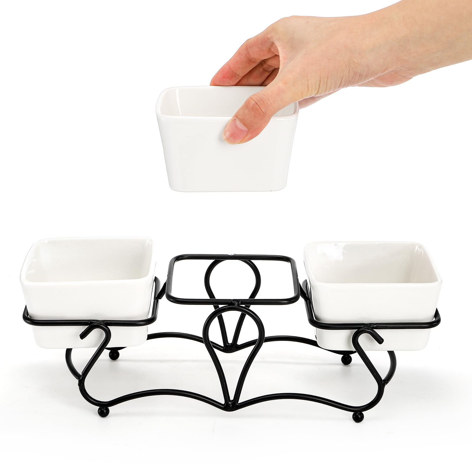 Eorbow bowls with fruits and nuts for elegant snacking.