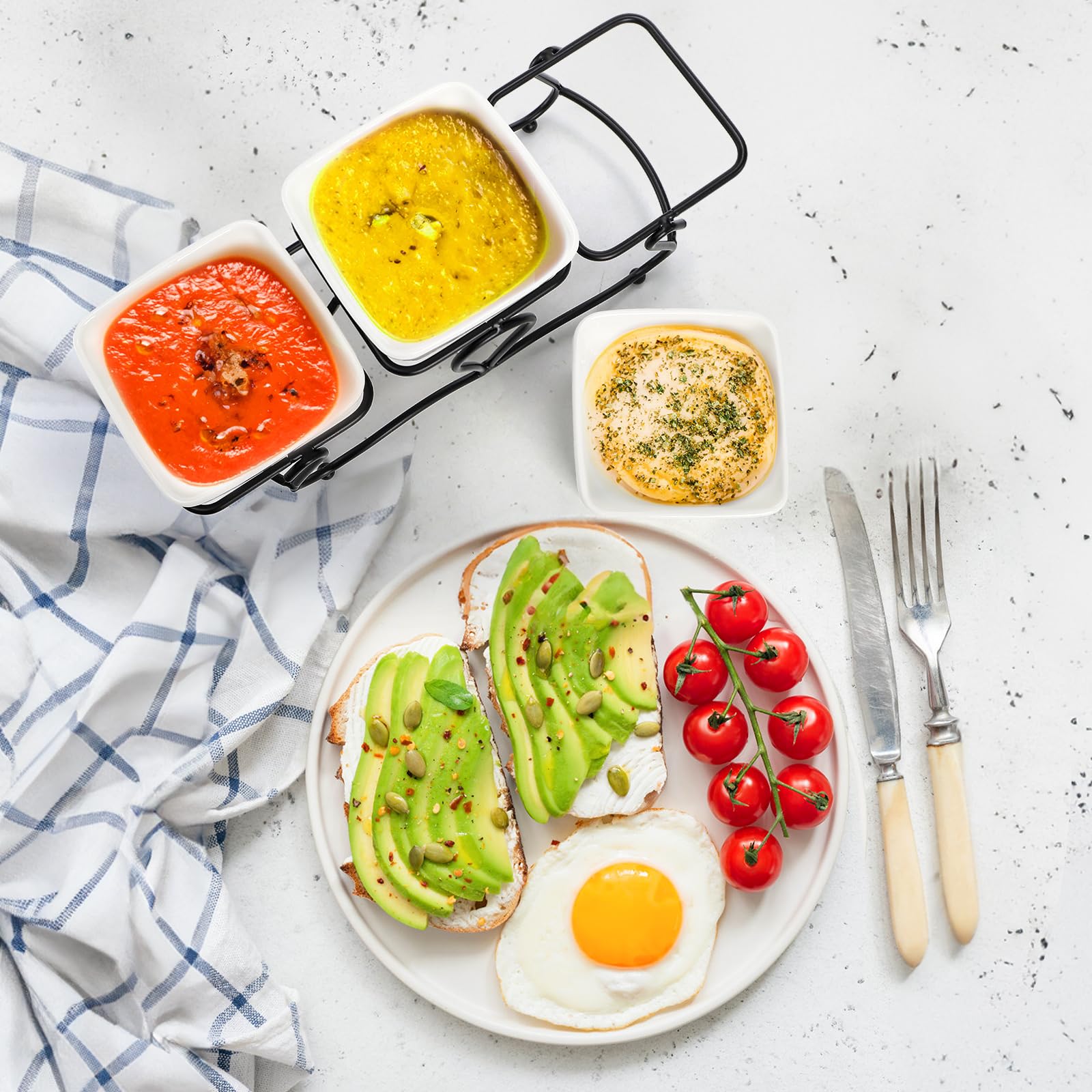 Eorbow gift-ready chip and dip set for holidays and celebrations.