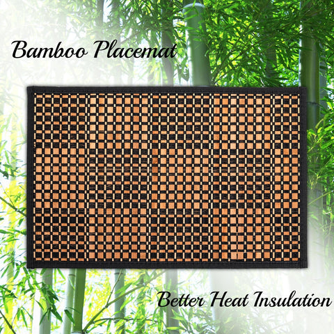 Eorbow placemats heat-resistant to protect furniture from hot dishes