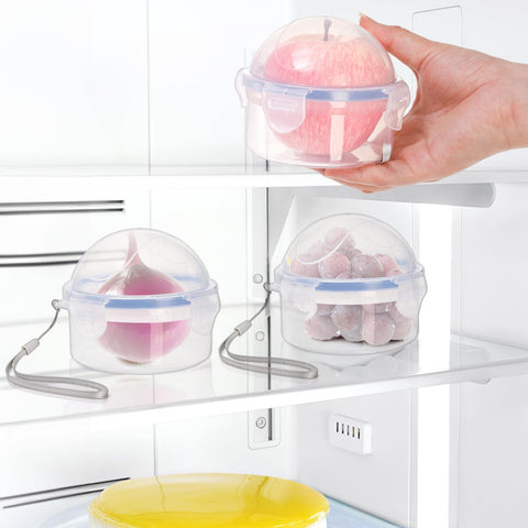 Eorbow stackable and portable design for easy transport and fridge organization