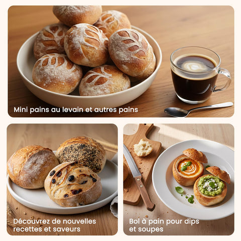 Eosify adjustable edge enables larger loaves when needed for versatility