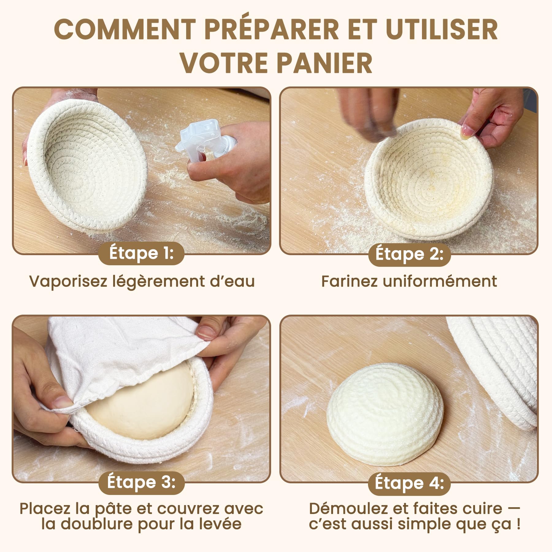 Eosify easy cleaning surface minimizes dough buildup after proofing sessions