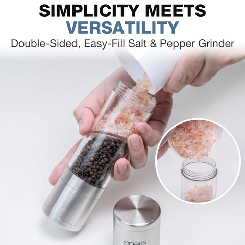 Eparé ceramic burr mills grind consistently on both ends.