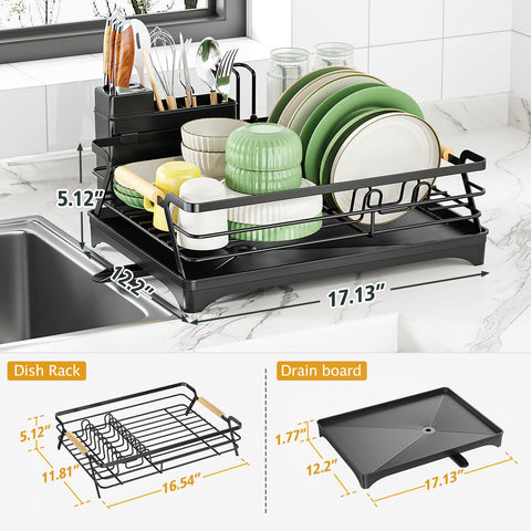 Epicano utensil holder on the rack keeps spoons and forks tidy