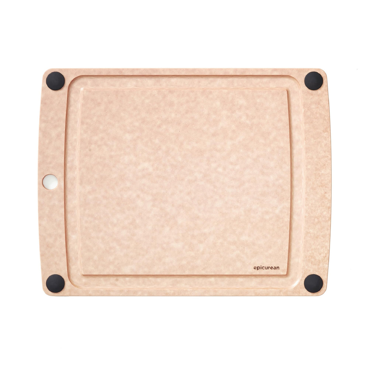 Epicurean all-in-one cutting board with non-slip feet for stable chopping
