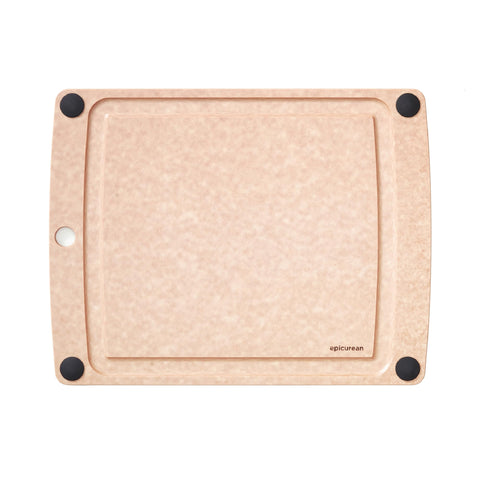 Epicurean all-in-one cutting board with non-slip feet for stable chopping