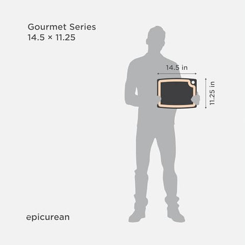 Epicurean Gourmet Series cutting board dual-sided surface for versatile chopping.