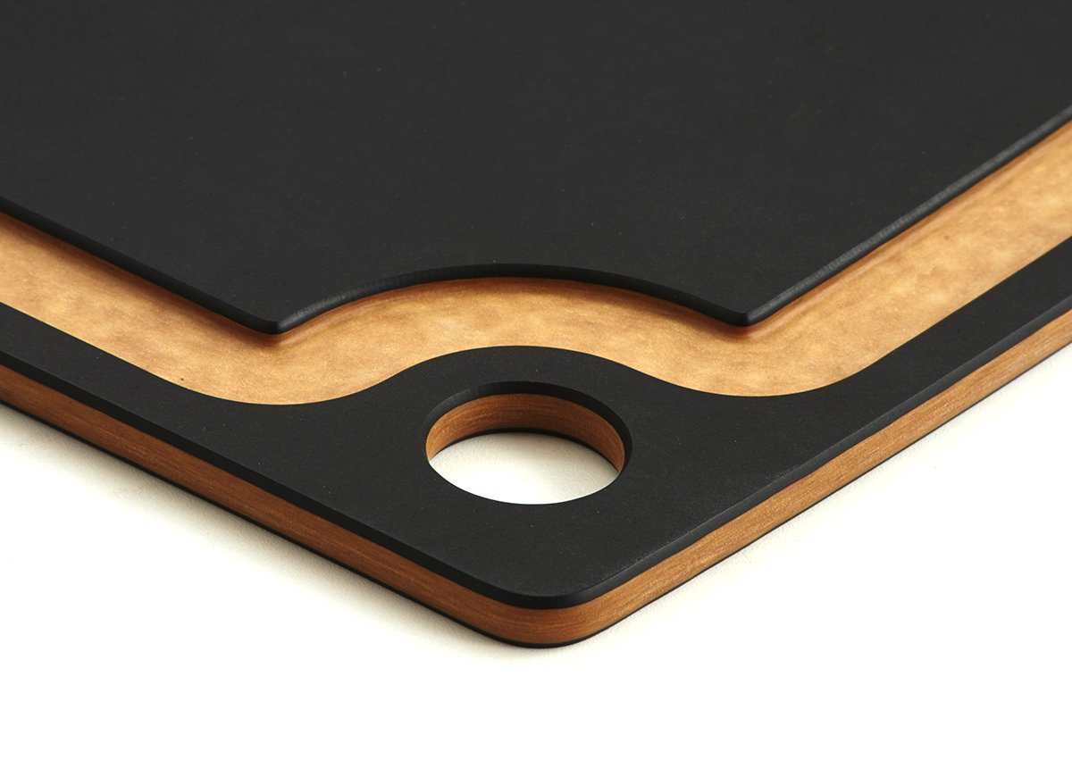Nonporous surface resists odors and stains for easy cleaning.