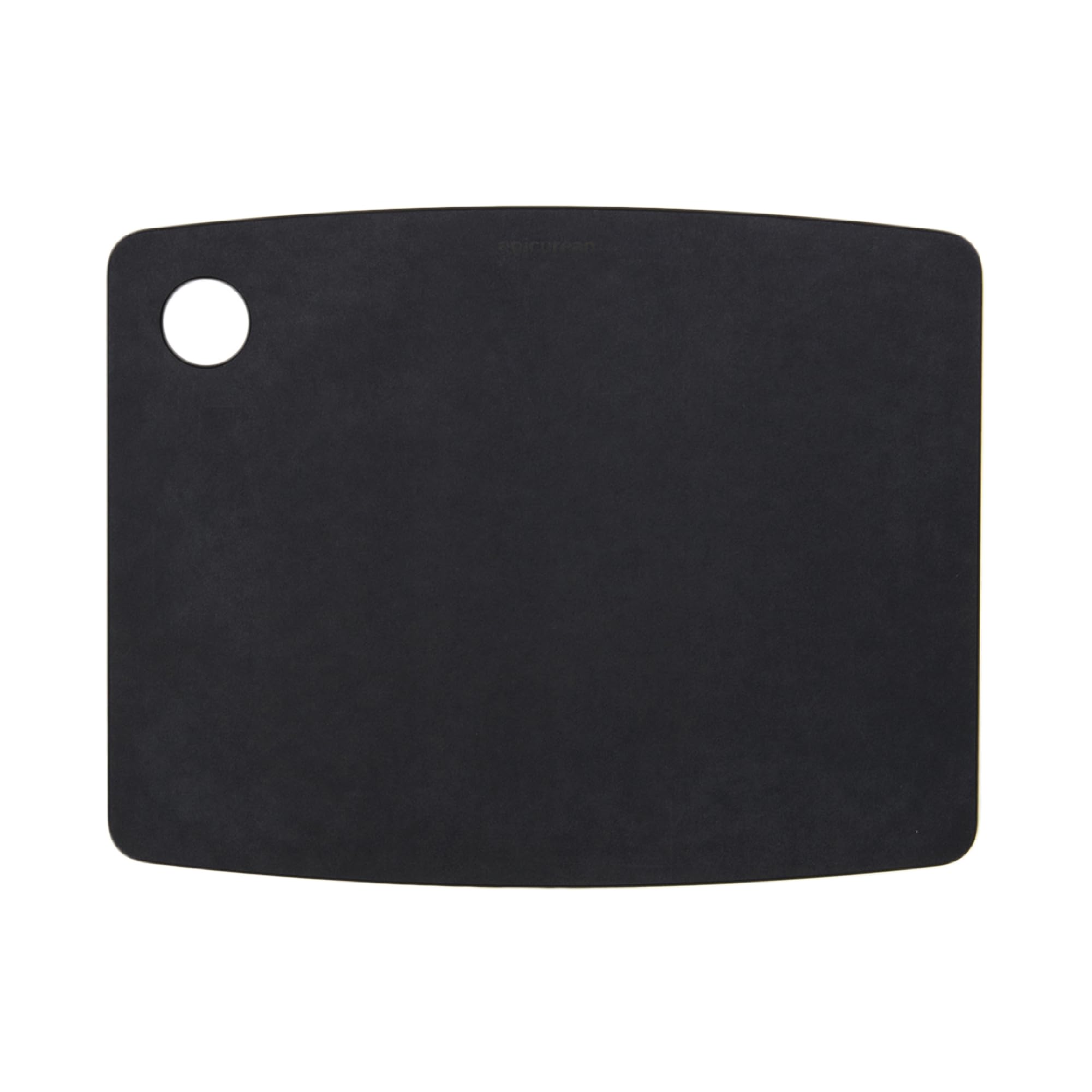 Epicurean Kitchen Series cutting board slate top view, durable and dishwasher-safe.
