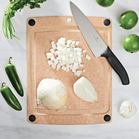 Richlite surface on Epicurean board is lightweight and durable