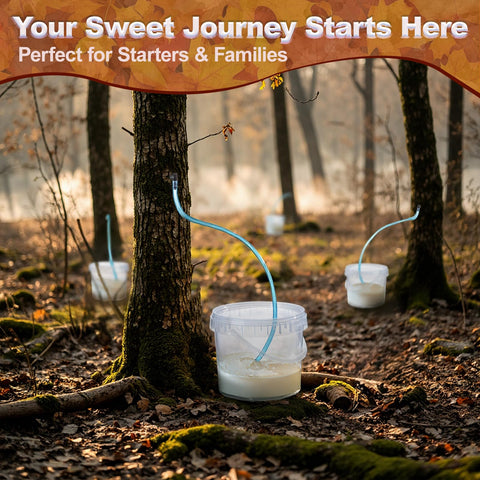 Epoacht maple syrup tapping kit: drill bit included for precise hole placement and secure taps
