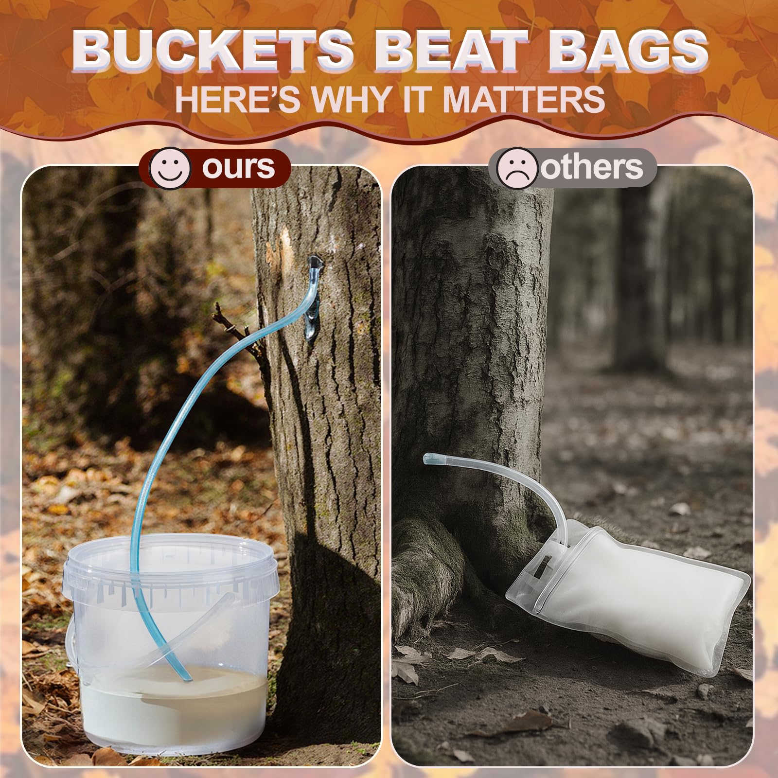 Epoacht maple syrup tapping kit: taps and hardware simplify setup for an approachable backyard harvest
