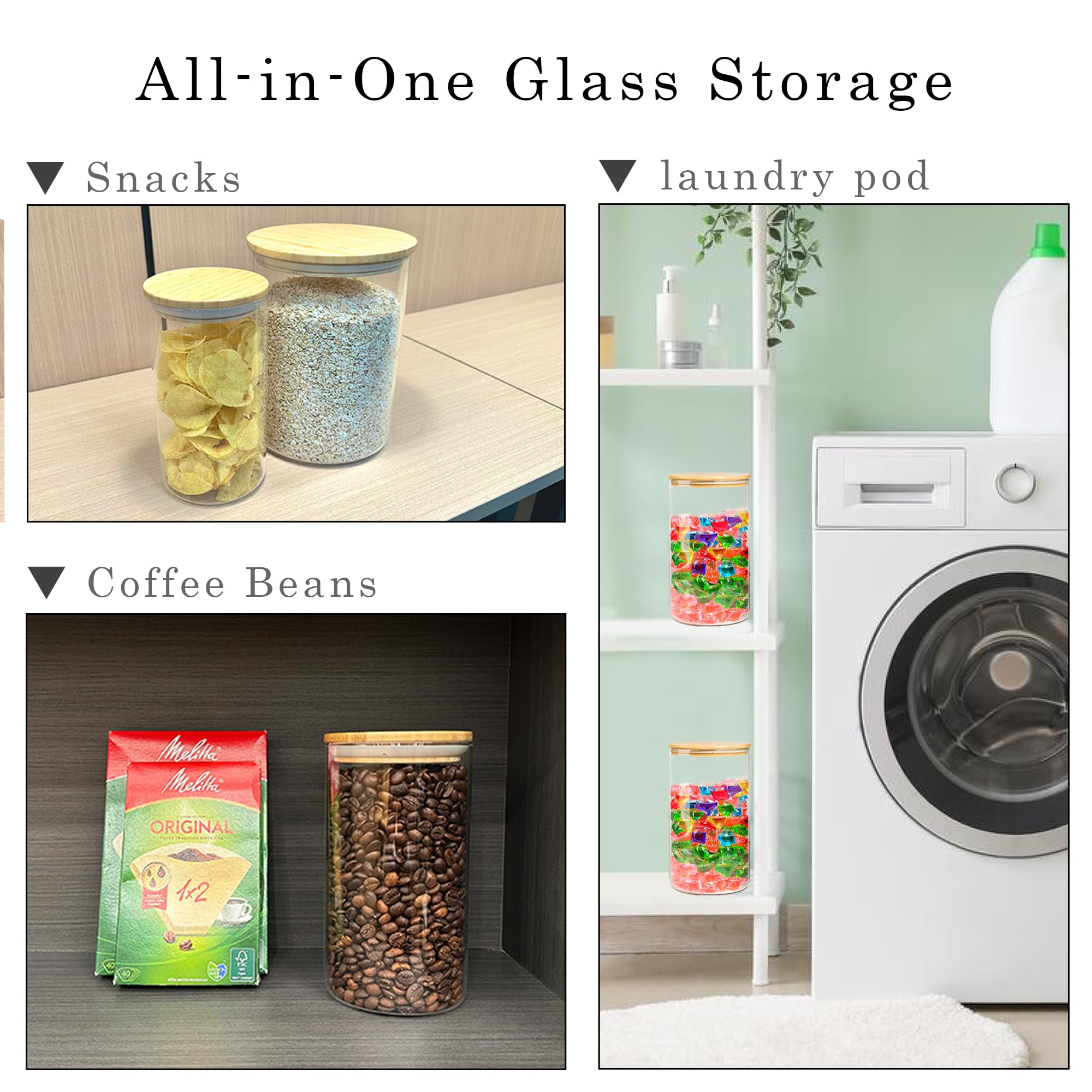 EQEY measuring cup and scoop included with jars.