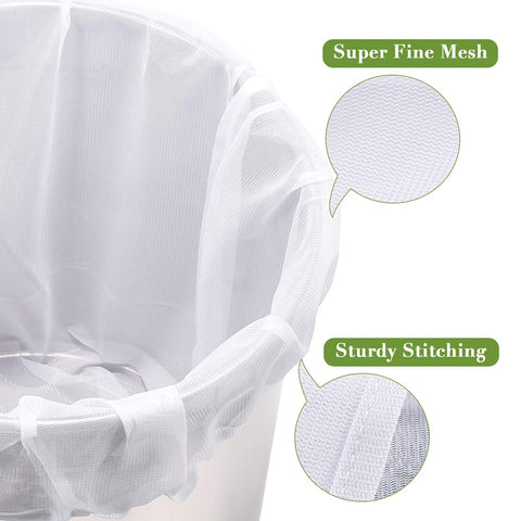 Era Natural Brew Bags 26x22 size proves ample capacity for large batches.