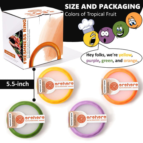 Erehere color-block design adds playful style while preserving freshness.