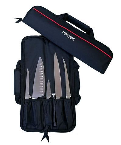 Ergo Chef name tag and handle for easy labeling.