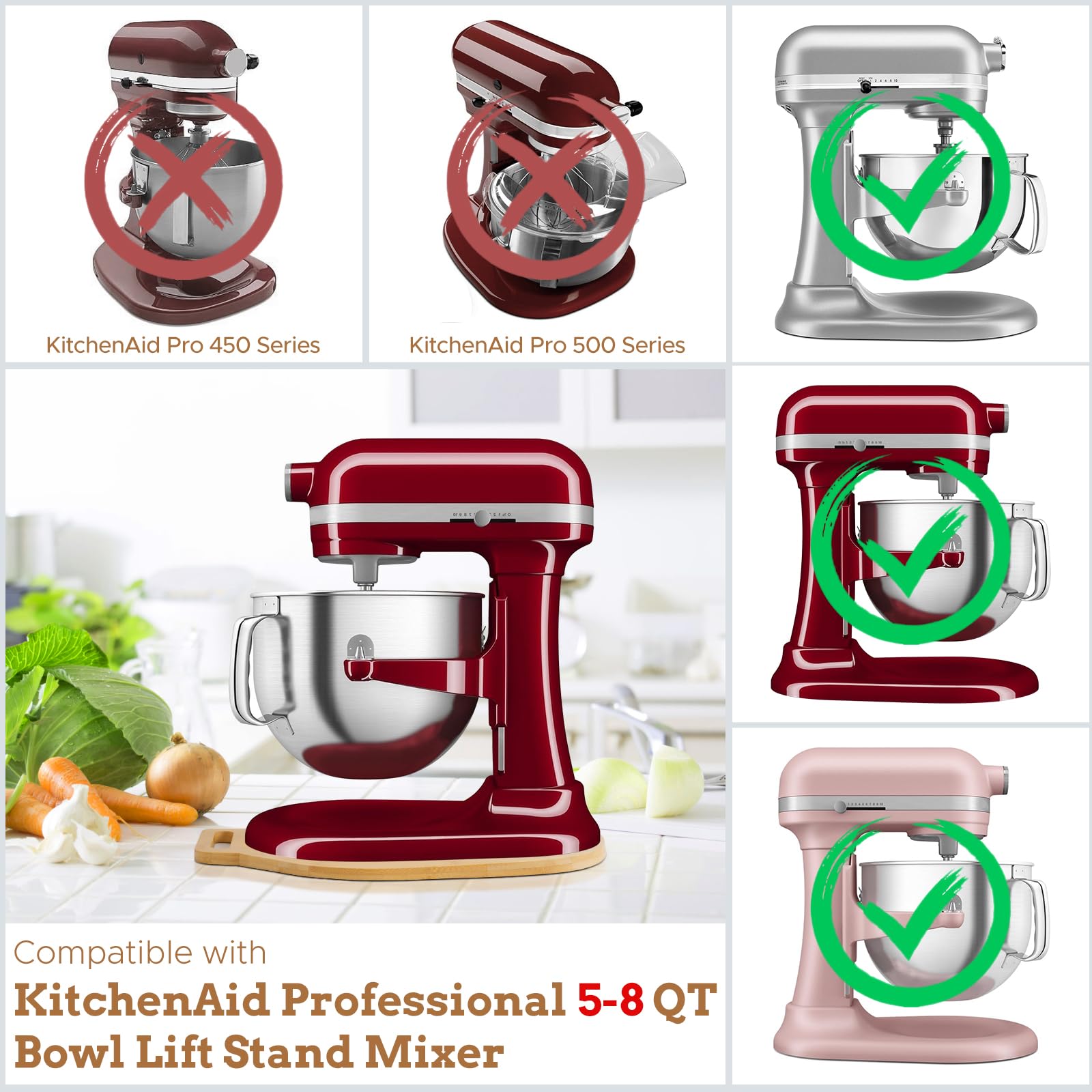 Ericair slider mat protecting countertop during operation.