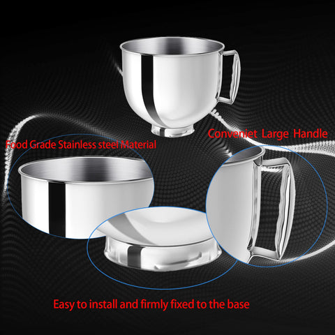 Ericair dishwasher-safe mixer bowl for quick cleanup after baking.