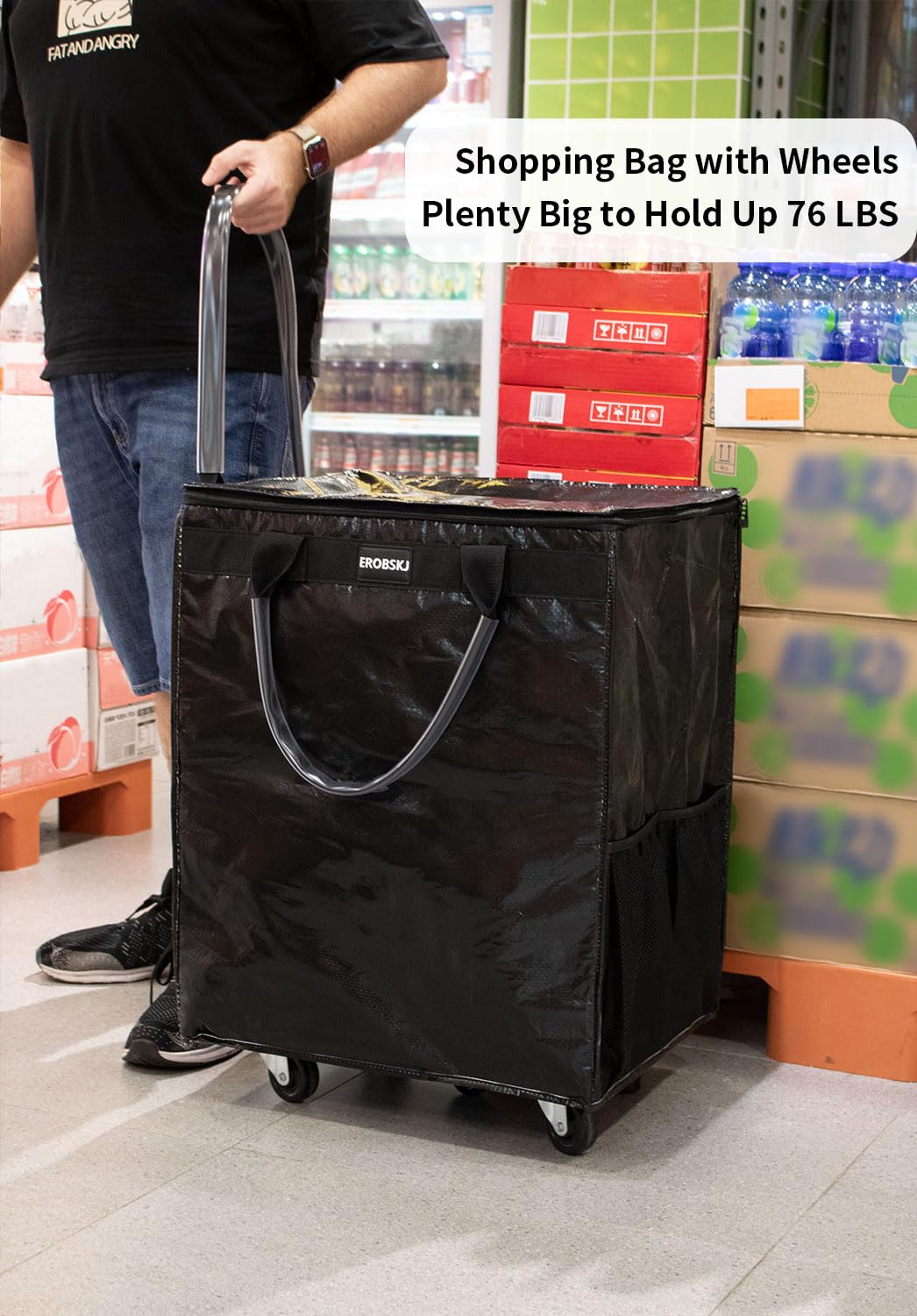 EROBSKJ versatile bag for groceries, laundry, travel, and daily errands