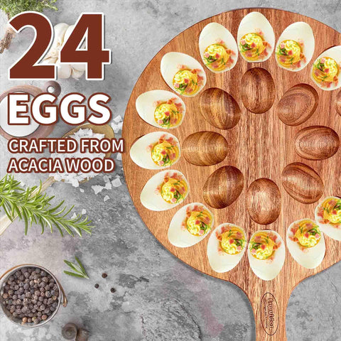 Erwuldor round 12-inch charcuterie board ideal for appetizers and cheese.