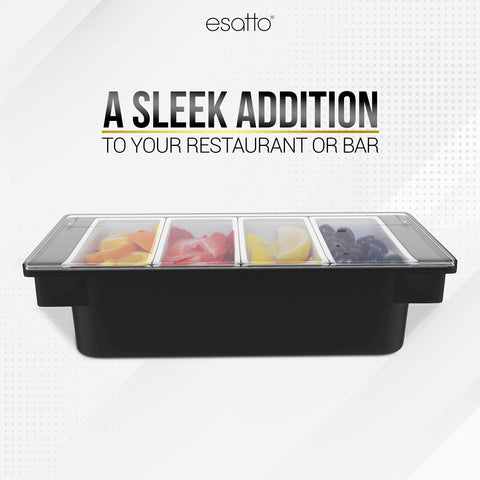 Esatto bar accessory pack adds organization and professional flair to home or venue
