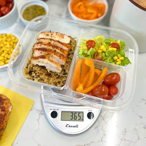 Escali Primo stainless platform option provides dishwasher-safe convenience.