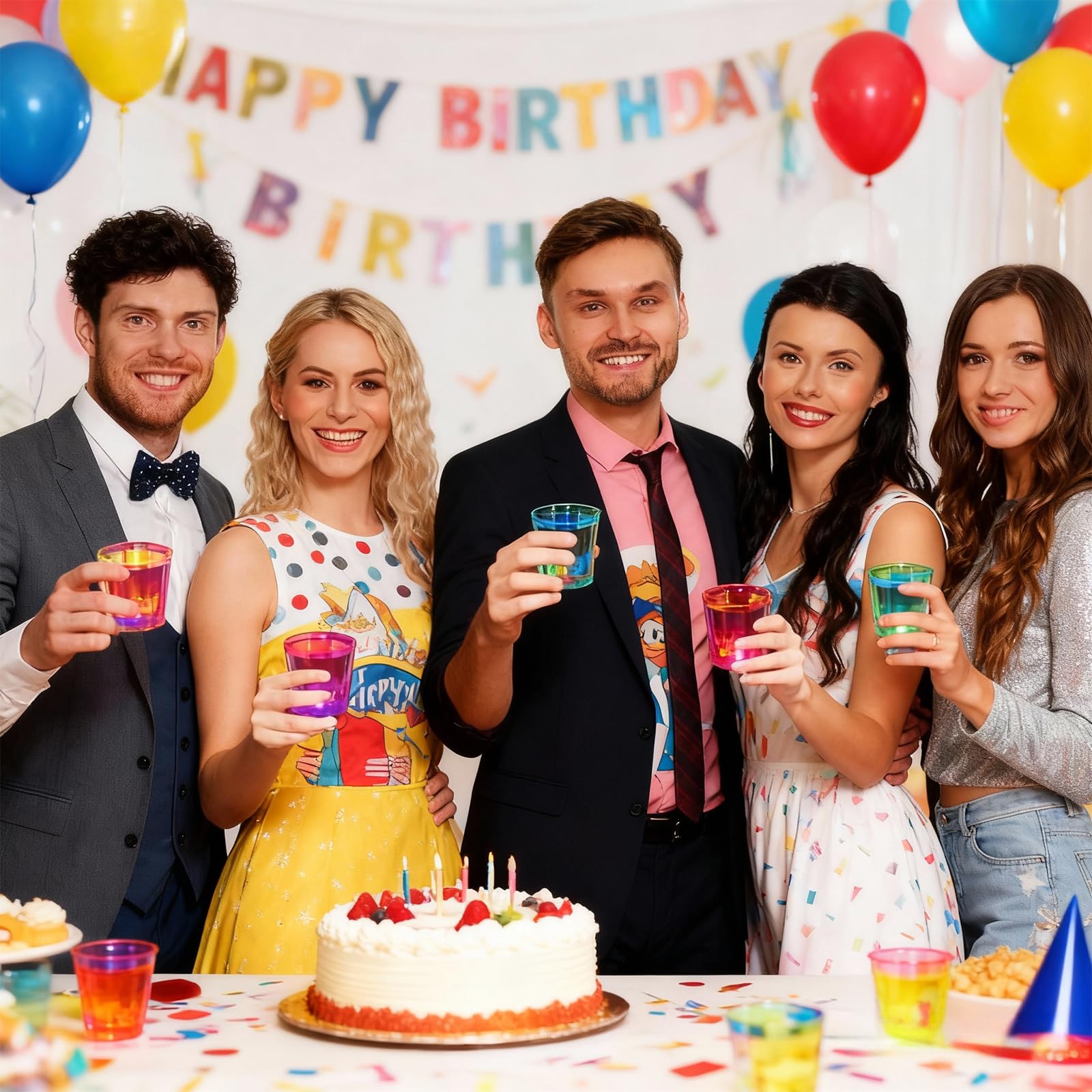 Esdabem LED fast flash mode adds energetic vibes to celebrations