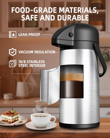 Esemoil coffee carafe rotation base supports easy access from any angle during gatherings