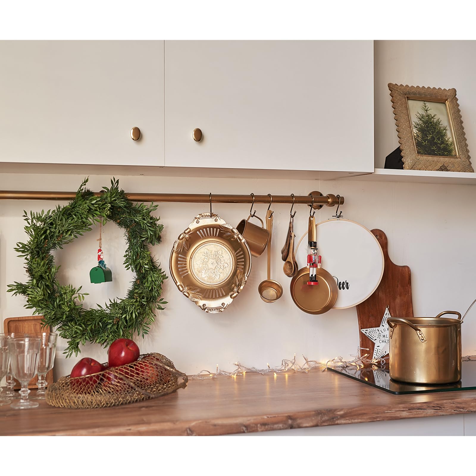 Esie Houzie spoons with hanging leather strap for easy reach