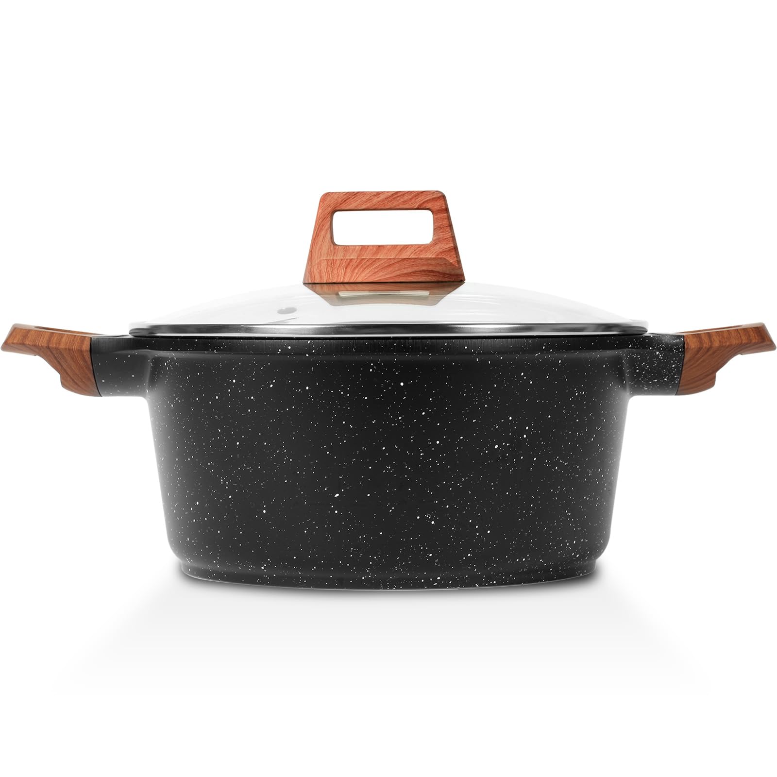 ESLITE LIFE nonstick stock pot with lid for easy cooking