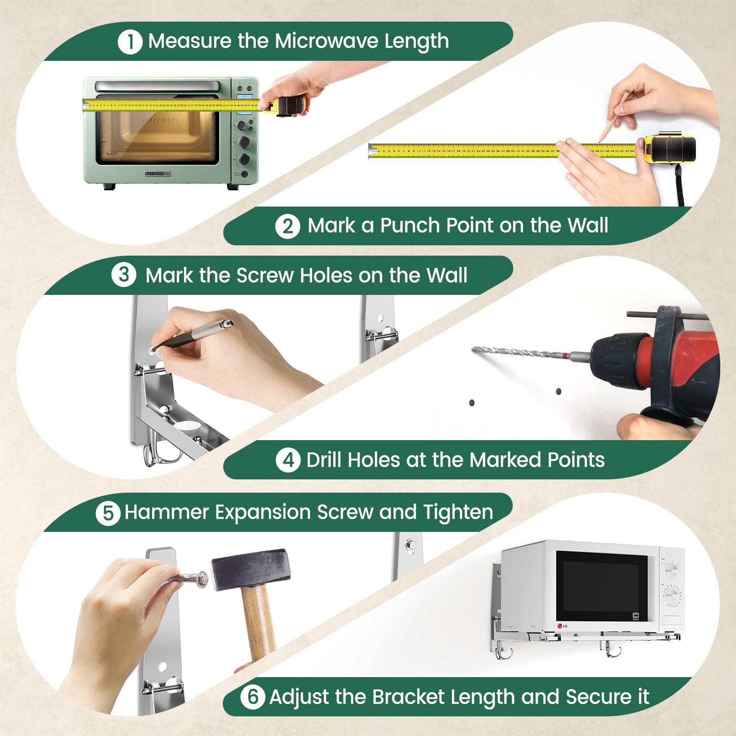 EsLuker.ly easy-install kit helps mount the bracket quickly