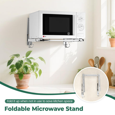 EsLuker.ly foldable shelf bracket saves space and supports heavy items