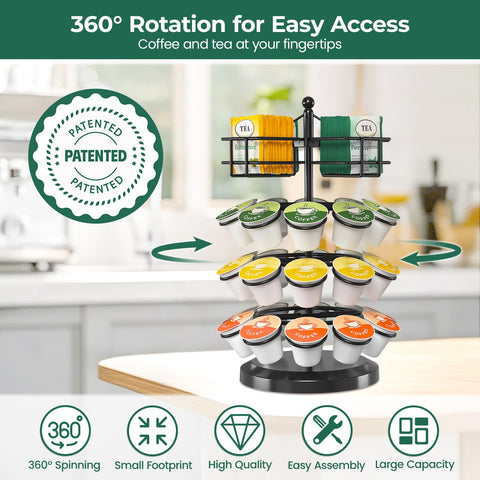 EsLuker.ly Metal stand with a sturdy base for daily use.