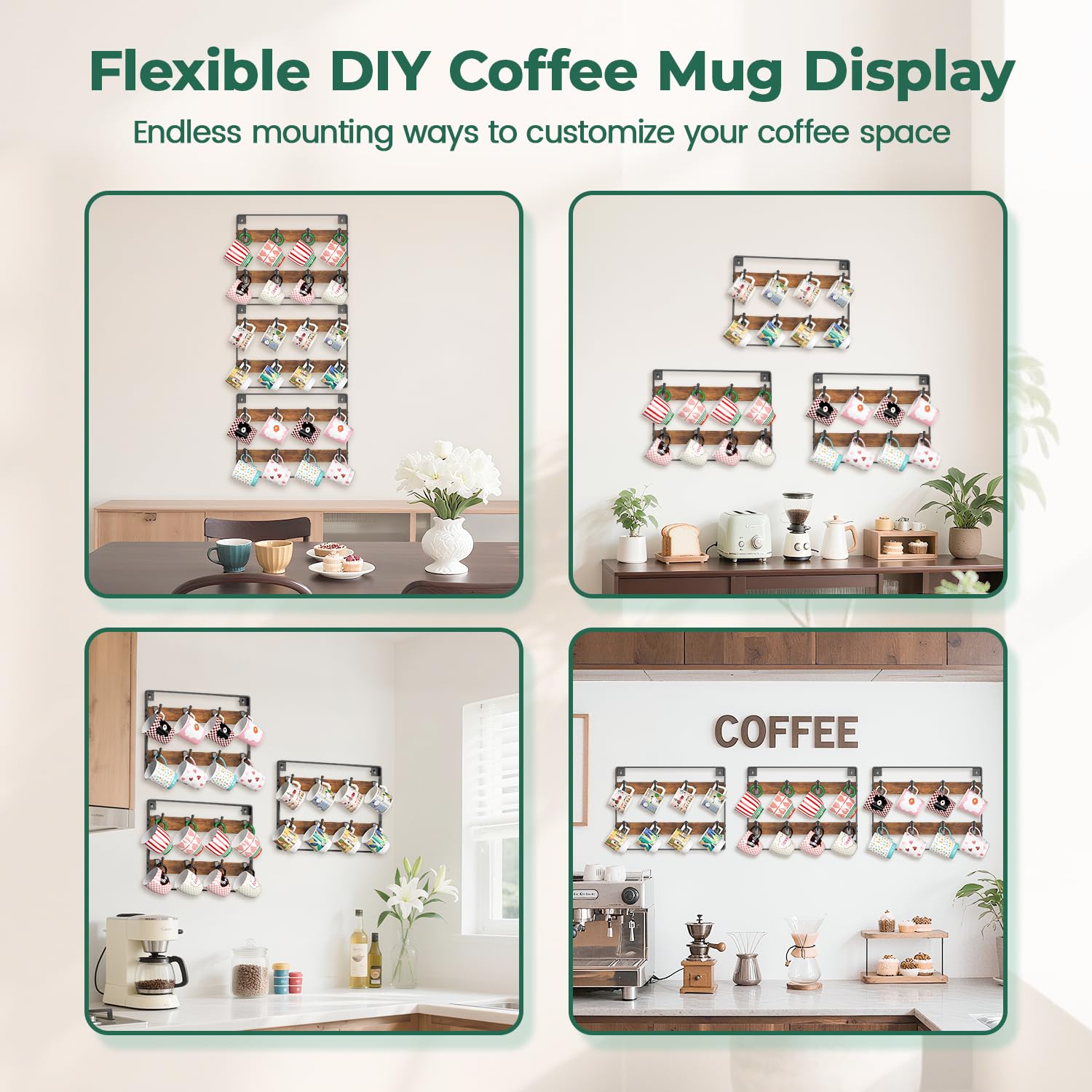 EsLuker.ly wall-mounted design frees counters and cabinets from clutter