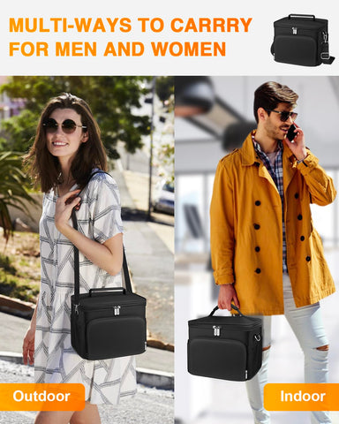 Esouler multiuse lunch bag suitable for work, school, or picnics.