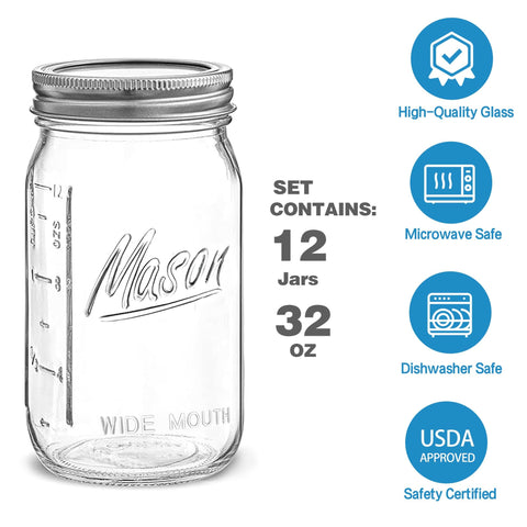 Esrentle 32oz jar contents visible for easy identification of preserves