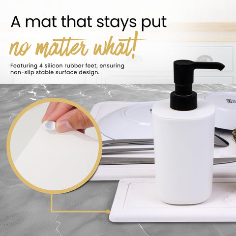 Essencoso easy-clean surface supports quick rinse and light hand-wash.