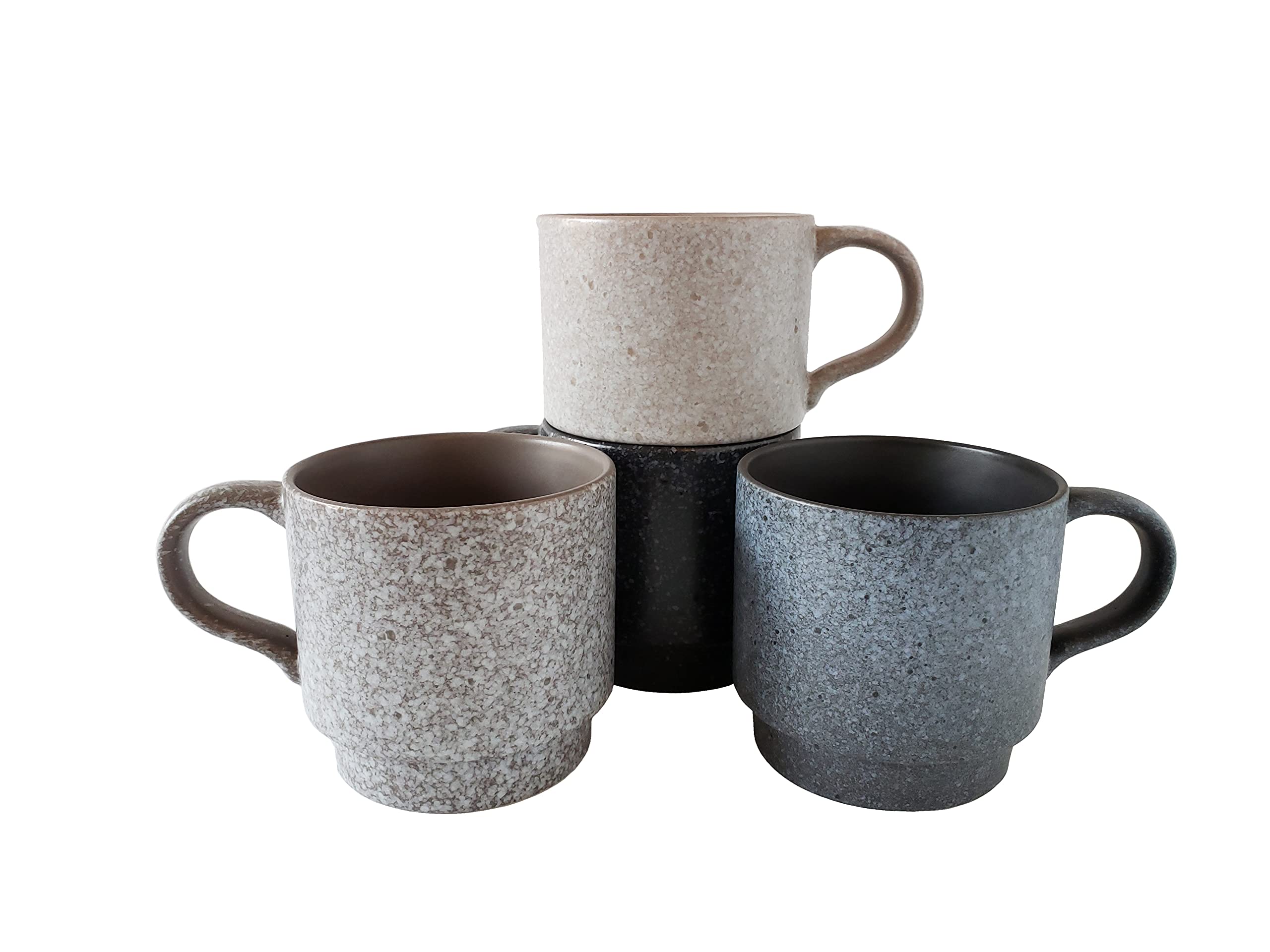 Essential Drinkware 14oz mug with glazed interior keeps beverages warm and clean