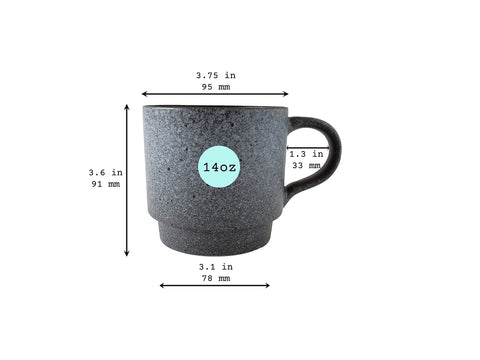 Dishwasher and microwave safe Essential Drinkware mug for convenient cleaning