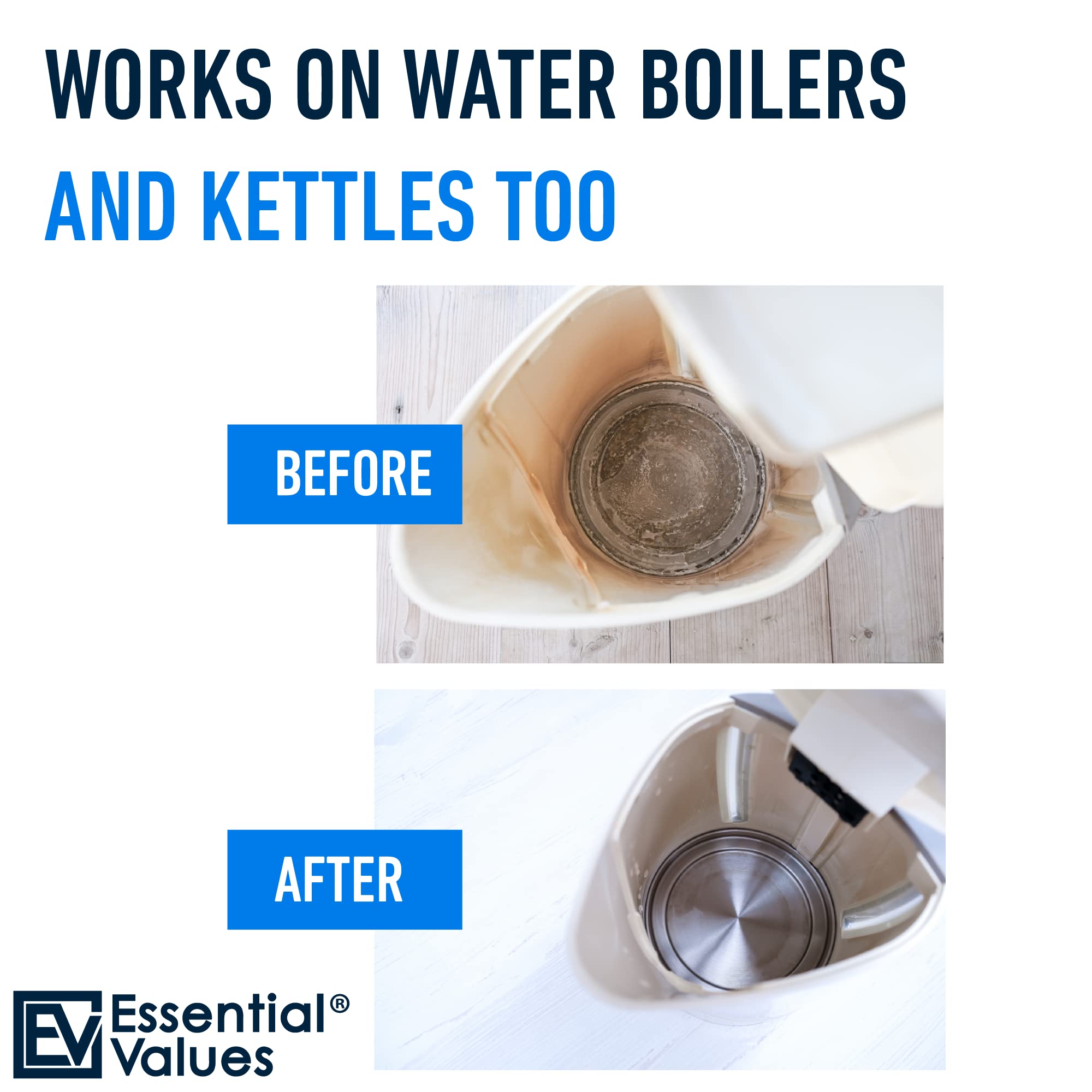Essential Values multi-brand descaler compatibility supports various distiller models