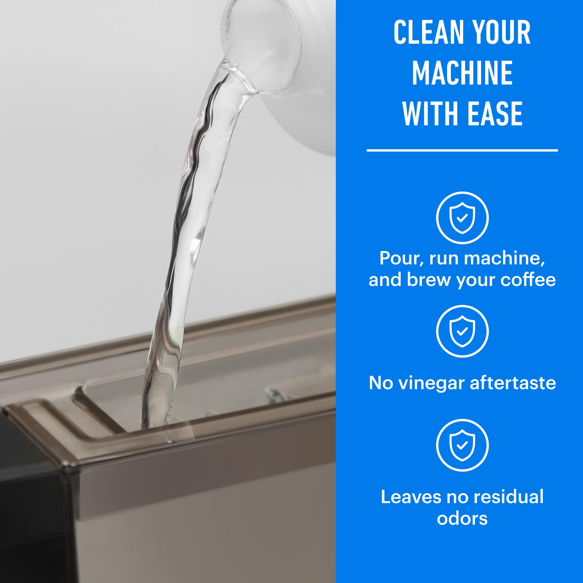 Essential Values Nespresso descaler packaging recycled symbol highlights eco friendly packaging
