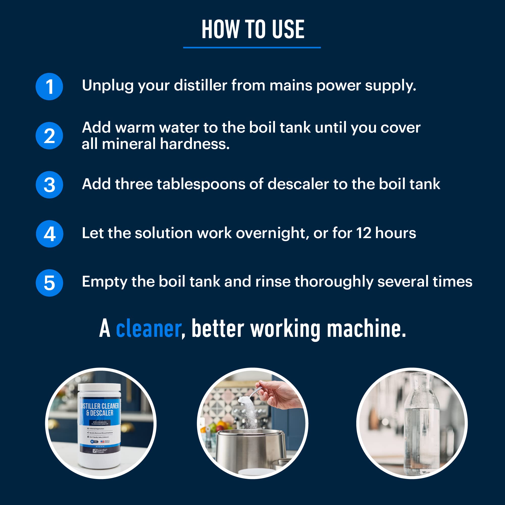 Essential Values safe-handling dry powder with easy storage