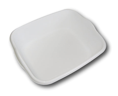 Essentials dishpan soaking dishes with wide rim and eight-quart capacity for quick pre-wash.