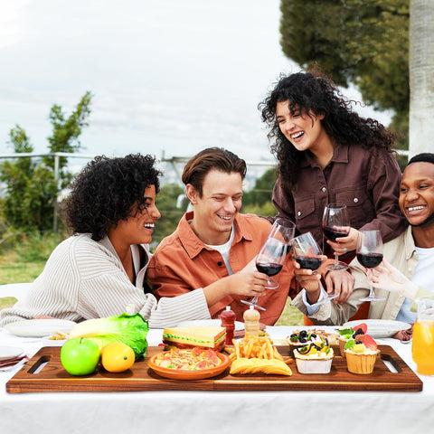Essenya large cheese board for family meals and casual entertaining.